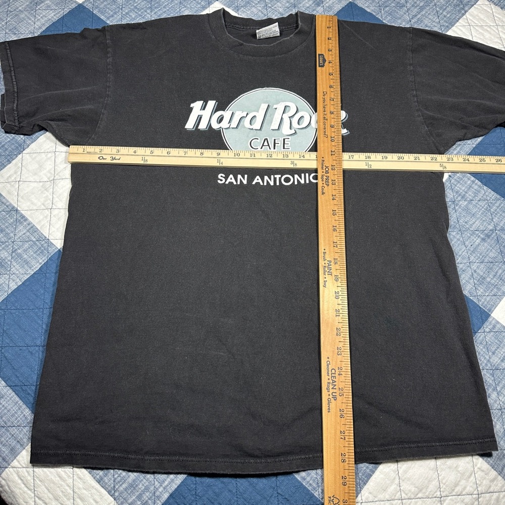 Vintage Hard Rock Cafe San Antonio T-Shirt Mens Large Black Made in USA Graphic - Picture 4 of 4